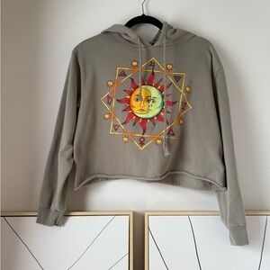 Mighty Fine Gray Fleece Hoodie